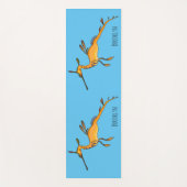 Weedy seadragon cartoon illustratie yogamat (Voorkant)
