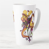 Weedy Seadragon met Orchids Latte Mok (Rechterhoek)
