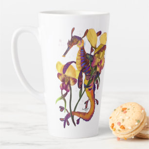 Weedy Seadragon met Orchids Latte Mok