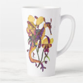 Weedy Seadragon met Orchids Latte Mok (Rechts)