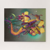 Weedy Seadragon met Orchids Legpuzzel (Horizontaal)