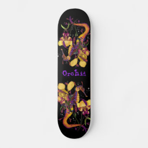 Weedy Seadragon met Orchids Persoonlijk Skateboard