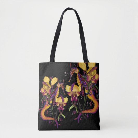 Weedy Seadragon met Orchids Tote Bag (Voorkant)