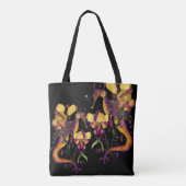 Weedy Seadragon met Orchids Tote Bag (Achterkant)