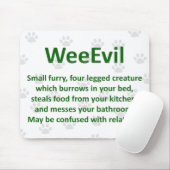 WeeEvil Mousepad Muismat (Met muis)