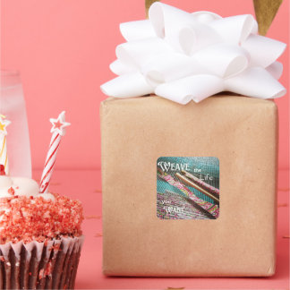 Weef het leven dat je Sticker wilt