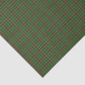Weefpapier Kerstmis Newfoundland tartan plaid Tissuepapier (Detail)