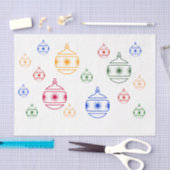 Weefpapier - kerstversieringen tissuepapier (Craft)