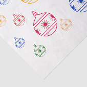 Weefpapier - kerstversieringen tissuepapier (Detail)