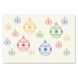 Weefpapier - kerstversieringen tissuepapier