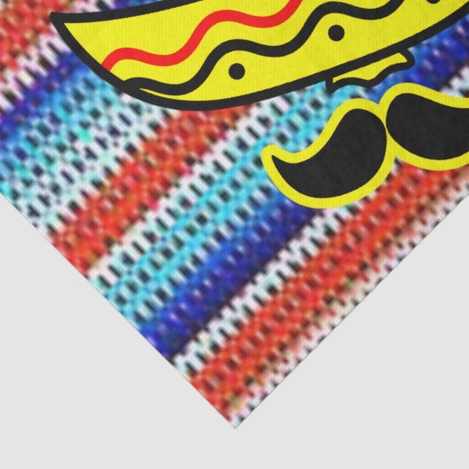 Weefpapier kleurig Mexicaans sombrero Tissuepapier (Detail)