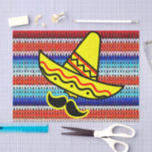 Weefpapier kleurig Mexicaans sombrero Tissuepapier (Craft)