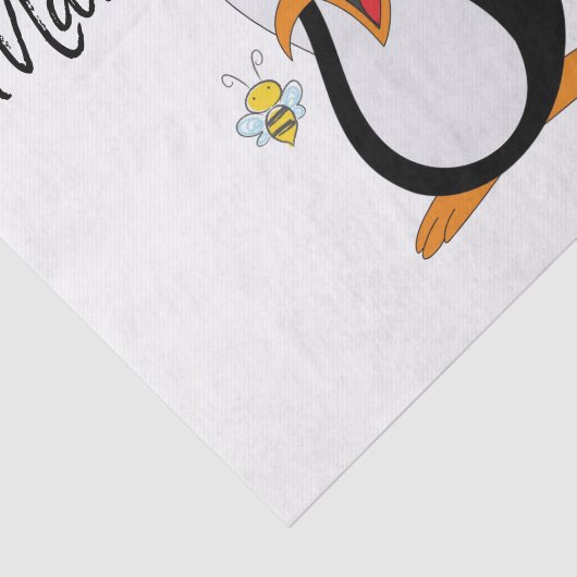 Weefpapier Penguin Bumblebee Tissuepapier (Detail)