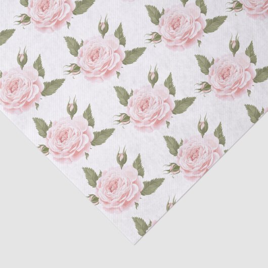 Weefpapier roze Rose Tissuepapier (Detail)