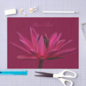 Weefpapier voor Bourgogne Pink Water Lily Tissuepapier (Craft)