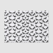 Weefpapier voor kleine zwarte paarden tissuepapier (Voorkant)