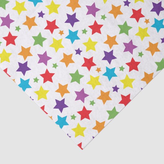 Weefpapier voor regenboogstaren tissuepapier (Detail)