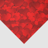 Weefpapier voor Valentijn van het Helderrood-Bourg Tissuepapier (Detail)