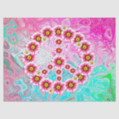 Weefpapier voor vredesbloemen tissuepapier (Voorkant)