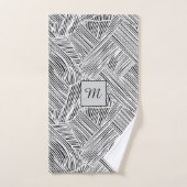 Weefpatroon ontwerp kunst bad handdoek (Handdoek)