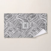 Weefpatroon ontwerp kunst bad handdoek (Handdoek)