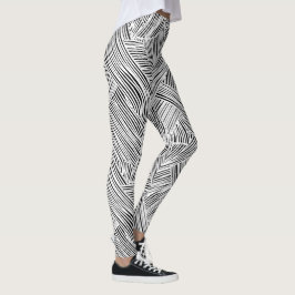 Weefpatroon ontwerp kunst leggings