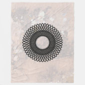 Weefpatroon, pratende canyons, New Mexico Fleece Deken (Voorkant)