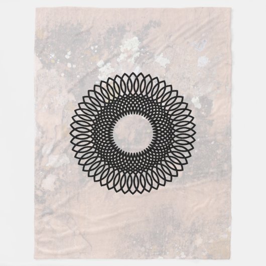 Weefpatroon, pratende canyons, New Mexico Fleece Deken (Voorkant)