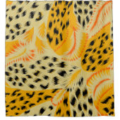 weefsel abstracte gemengde dierlijke huidtextuur a douchegordijn (Voorkant)