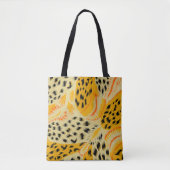 weefsel abstracte gemengde dierlijke huidtextuur a tote bag (Voorkant)