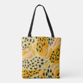 weefsel abstracte gemengde dierlijke huidtextuur a tote bag (Achterkant)