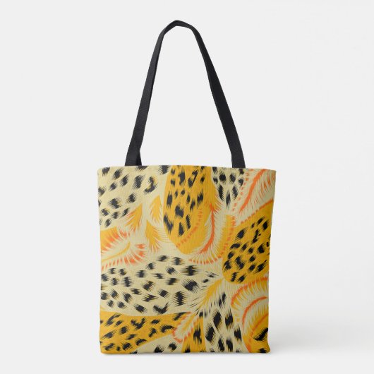 weefsel abstracte gemengde dierlijke huidtextuur a tote bag (Achterkant)