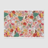 Weefsel - Kerstmis ontwerp Tissuepapier (Voorkant)