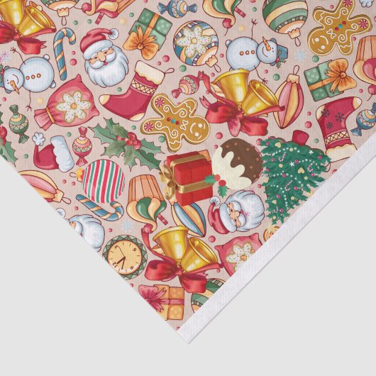 Weefsel - Kerstmis ontwerp Tissuepapier (Detail)