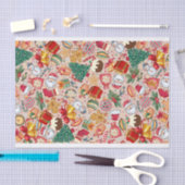 Weefsel - Kerstmis ontwerp Tissuepapier (Craft)