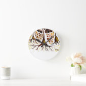 Weefsel met neurale cellen ronde klok (Huis)