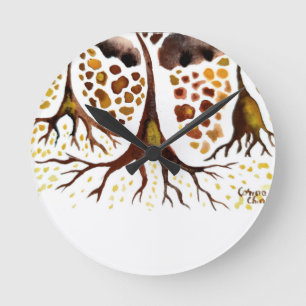 Weefsel met neurale cellen ronde klok