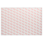 weefsel Nautisch zeesterstrand rood roze Stof (Yard (91,4 cm))
