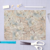 Weefsel- of losbladerpapier Collage van muziekblad Tissuepapier (Craft)