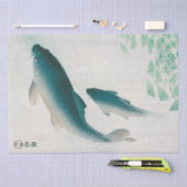 WEEFSEL : OHARA KOSON : CARP/KOI 1926 TISSUEPAPIER (Craft)