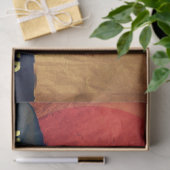 Weefsel/ontkoppelingspapier van Cowboy op Paard Tissuepapier (Geschenk)