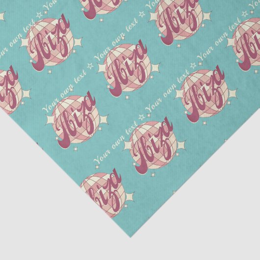 Weefsel Papier geschenkverpakking ibiza eivissa sp (Detail)