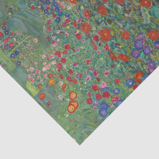 WEEFSEL PAPIER : GUSTAV KLIMT : BOERDERIJ GARDEN (Detail)