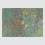 WEEFSEL PAPIER : GUSTAV KLIMT : BOERDERIJ GARDEN<br><div class="desc">WEEFSELPAPIER : GUSTAV KLIMT : BOERDERIJ GARDEN MET ZONLOWERS</div>