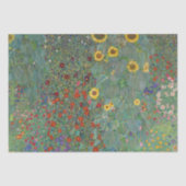 WEEFSEL PAPIER : GUSTAV KLIMT : BOERDERIJ GARDEN (Voorkant)