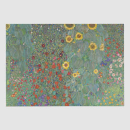 WEEFSEL PAPIER : GUSTAV KLIMT : BOERDERIJ GARDEN