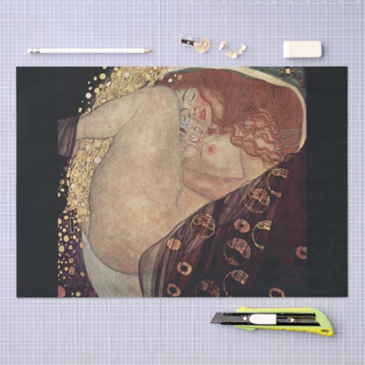 WEEFSEL PAPIER : GUSTAV KLIMT : DANAE (Craft)