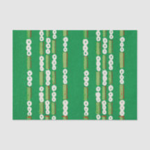 WEEFSEL PAPIER JAPANESE WOODBLOCK PATROON IN GROEN