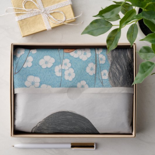 WEEFSEL PAPIER : JAPANS : GOYĭ ASHI-GUCHI :1920 (Geschenk)