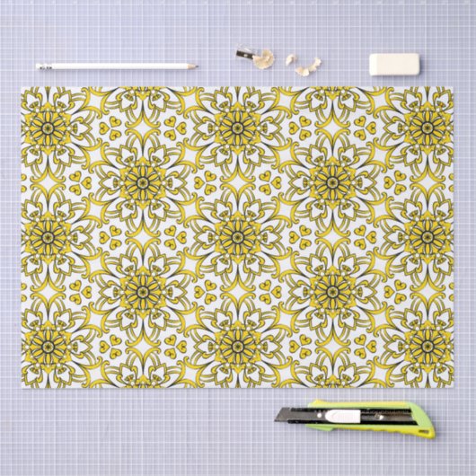 Weefsel Papier Luxe patroon arabesk (Craft)